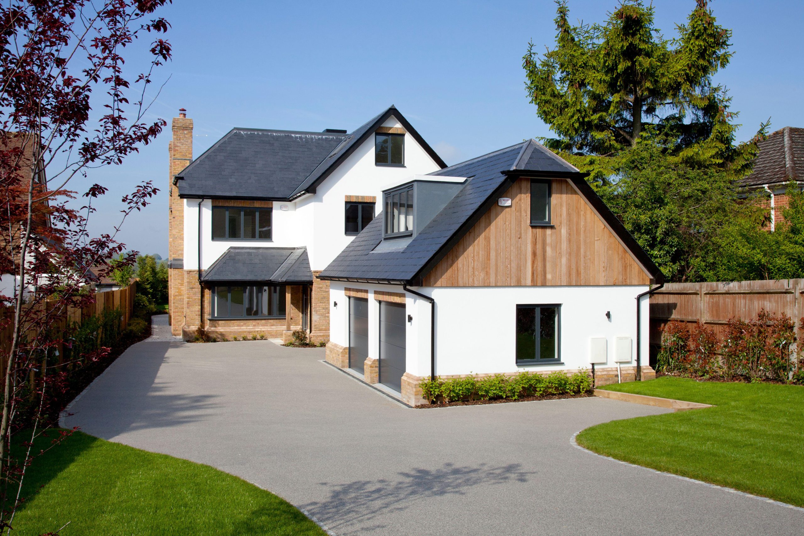 Contemporary new build house